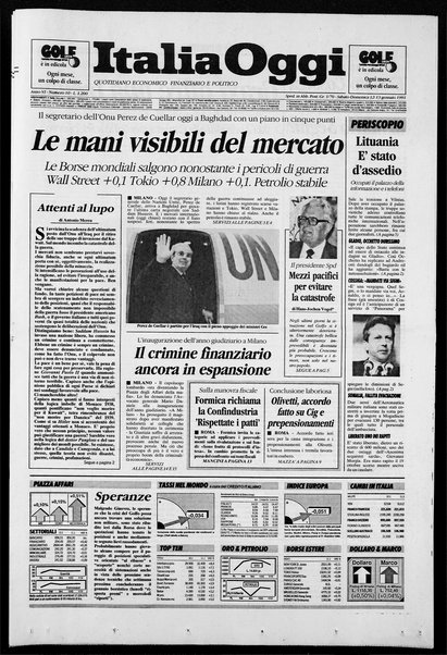 Italia oggi : quotidiano di economia finanza e politica